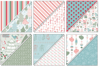 Stampin Up Candy Cane Christmas Paper